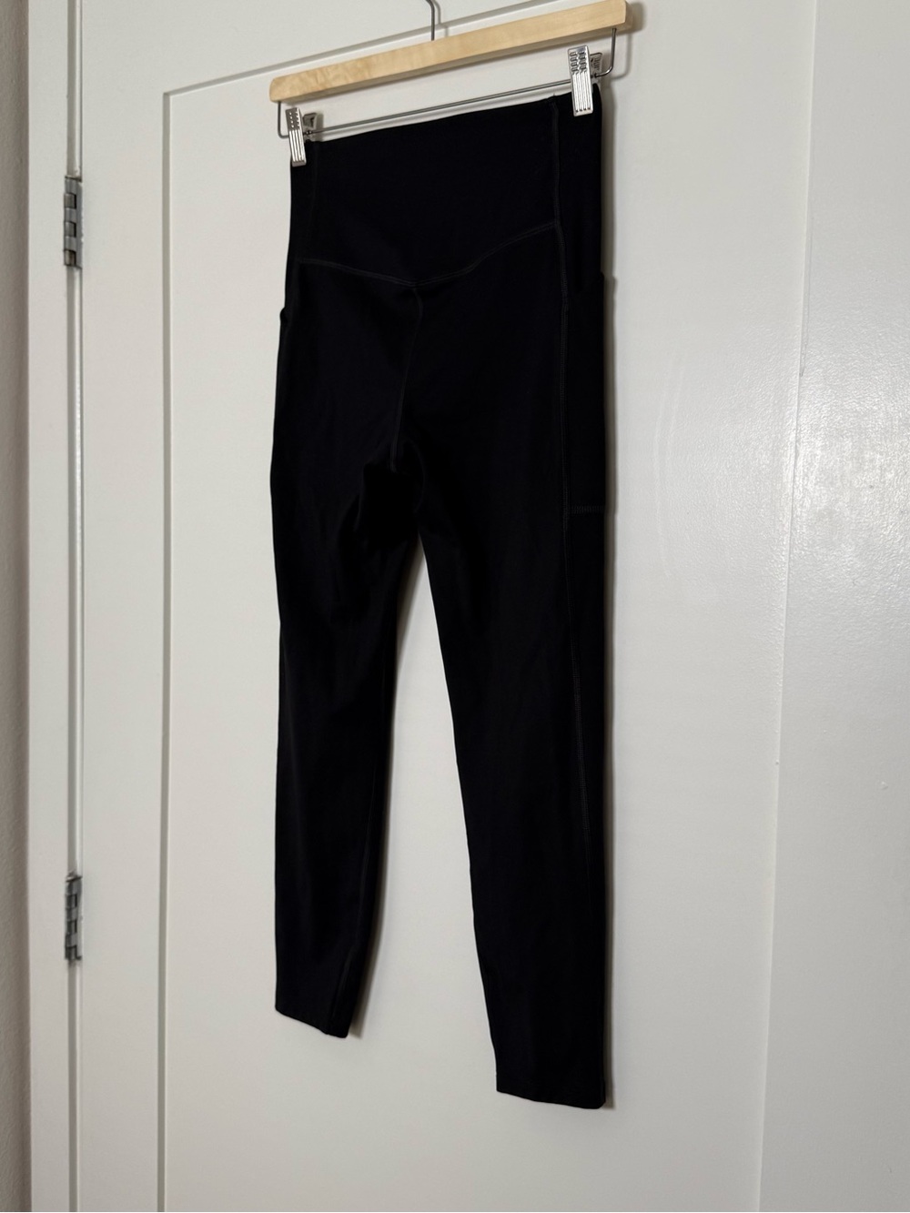 Girlfriend Collective Leggings S Black High Rise Pockets Gym Yoga Workout 4024 - Picture 6 of 11